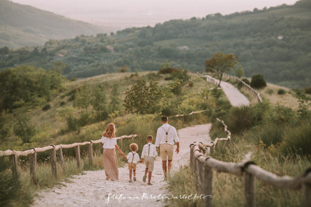 Servizio fotografico di Famiglia Sentiero del Mottolone Arqua'