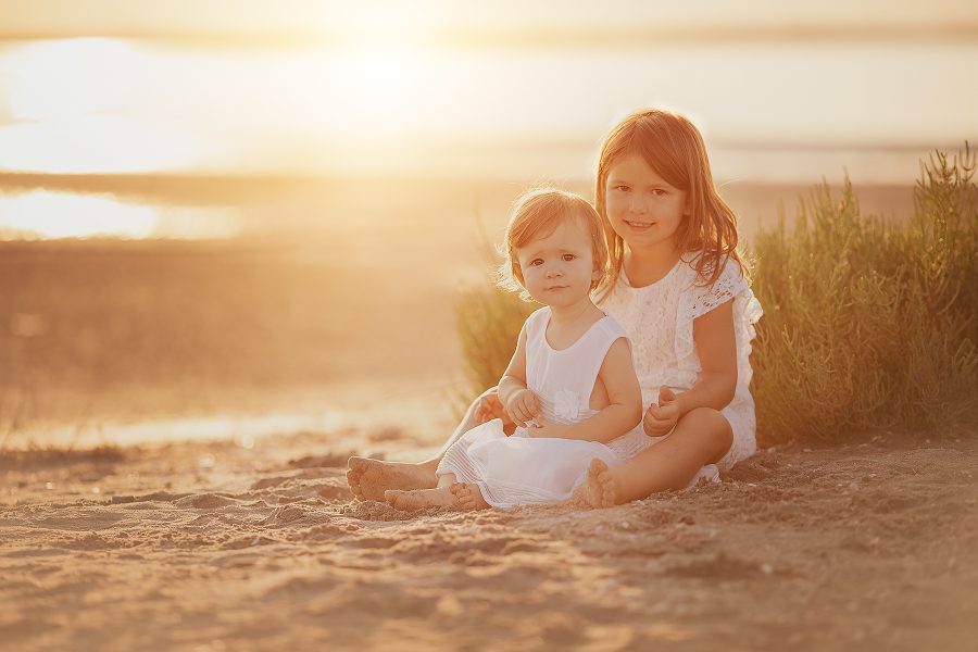 Servizio fotografico mare bambini a Padova